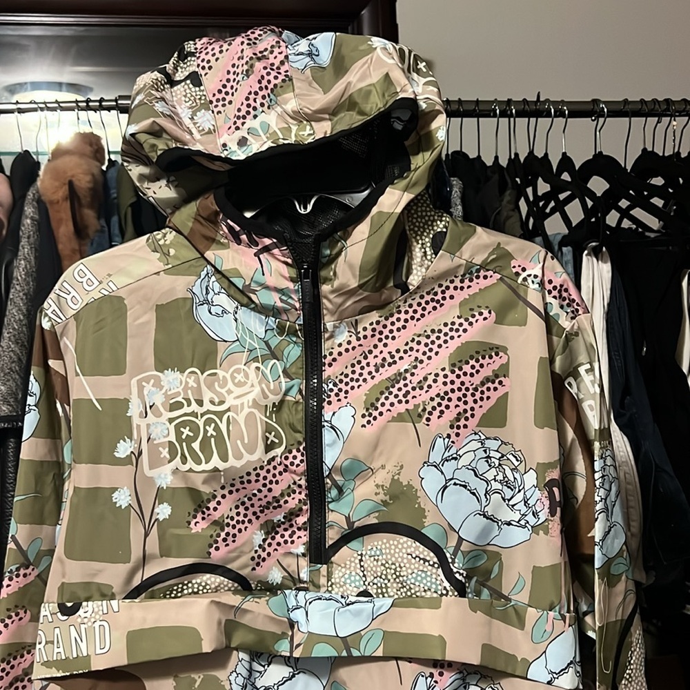 Unisex REASON Windbreaker Hooded Jacket - Picture 2 of 9